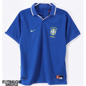 Brazílie 1997 Retro Venkovní Dres Krátký Rukáv